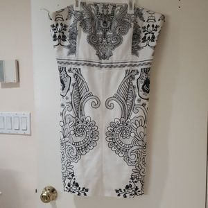 Black and white dress